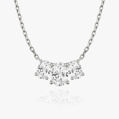 2.0 TC Oval CVD F/VS Diamond Necklace