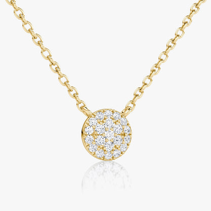 0.12 TCW Round CVD F/VS Diamond Necklace