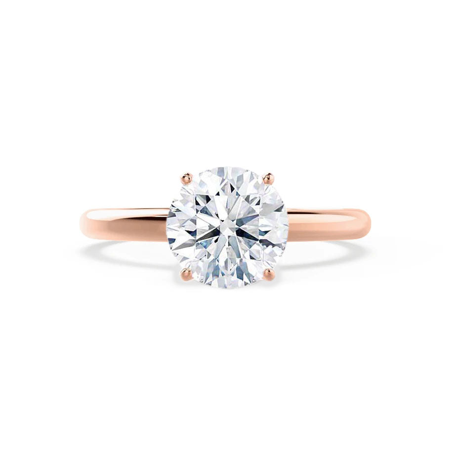 1.20 CT Round Solitaire CVD E/VVS2 Diamond Engagement Ring