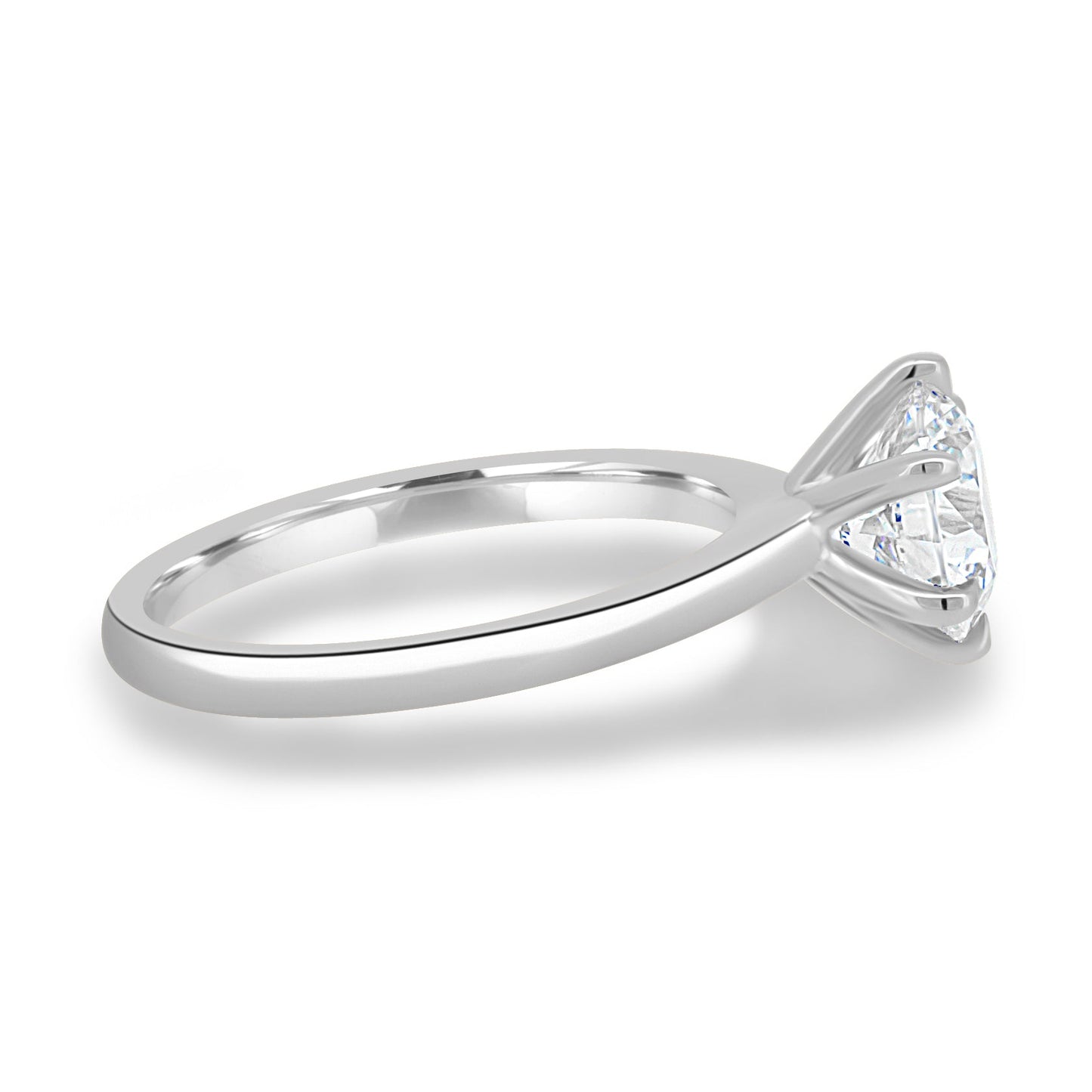 1.83 CT Round Solitaire CVD G/VS2 Diamond Engagement Ring