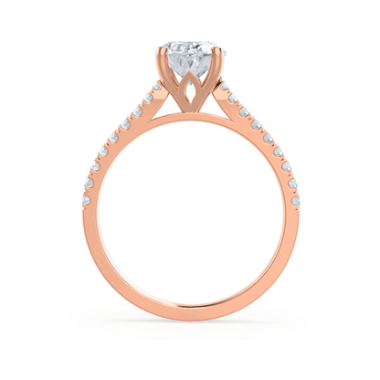 1.0 CT Round Solitaire CVD E/VVS1 Diamond Engagement Ring