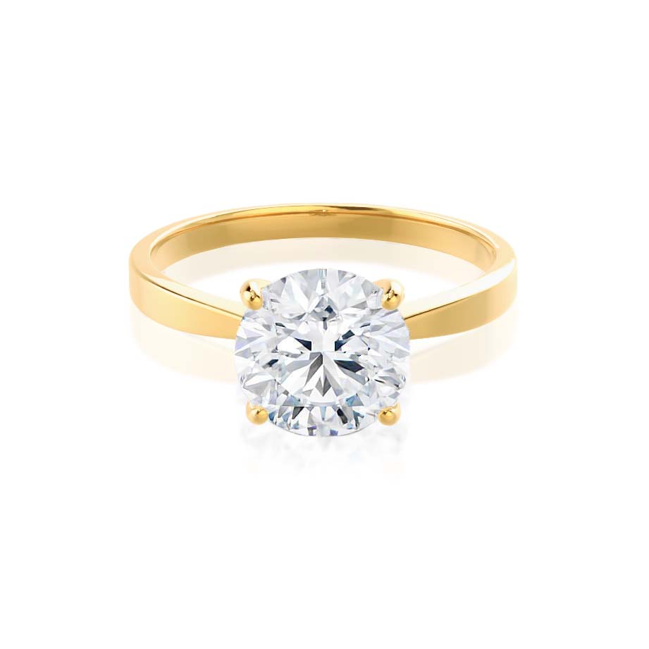 1.50 CT Round Solitaire CVD G/VVS1 Diamond Engagement Ring