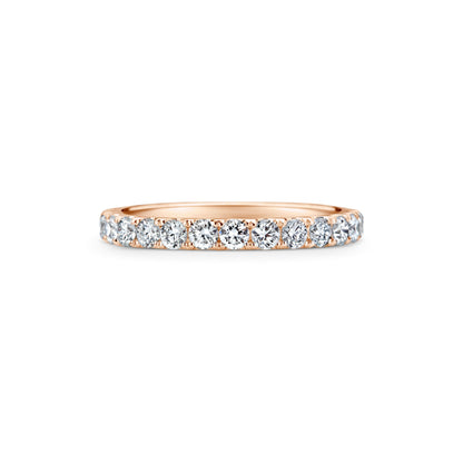 1.15 CT Round Full Eternity Stackable Wedding Band