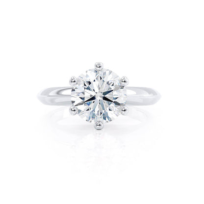 1.50 CT Round Solitaire CVD G/VS1 Diamond Engagement Ring