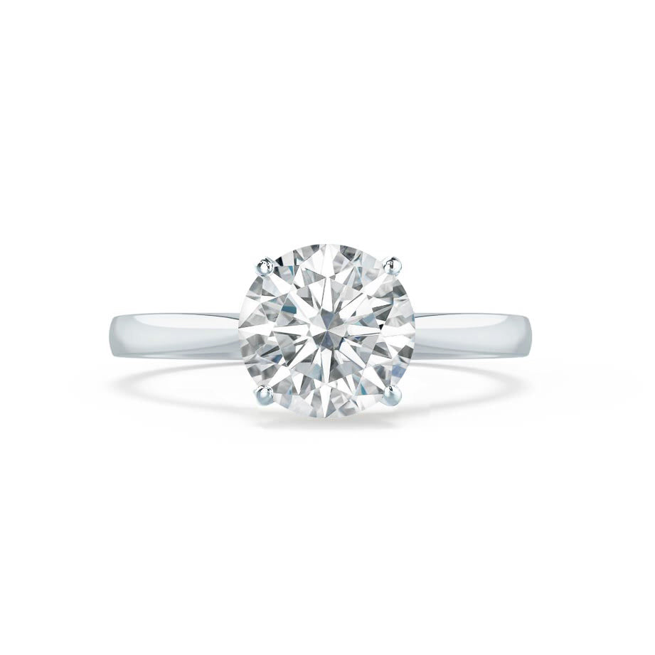 1.20 CT Round Solitaire CVD E/VS1 Diamond Engagement Ring