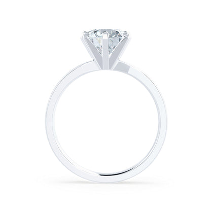 1.50 CT Round Solitaire CVD F/VVS1 Diamond Engagement Ring